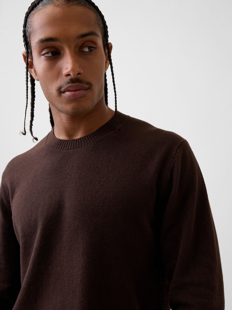 Gap Brown CashSoft Crew Jumper - Image 4 of 4 Gap Brown CashSoft Crew Jumper - Image 4 of 4