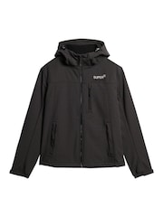 Superdry Black Hood Ripstop Softshell Trekker Jacket - Image 4 of 5