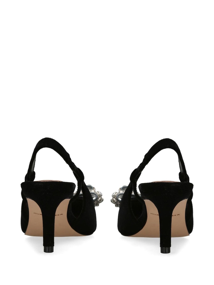 Kurt Geiger London Belgravia Bow Sling Back Shoes - Image 5 of 5