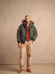 Superdry Ebony City Padded Parka Jacket - Image 2 of 6