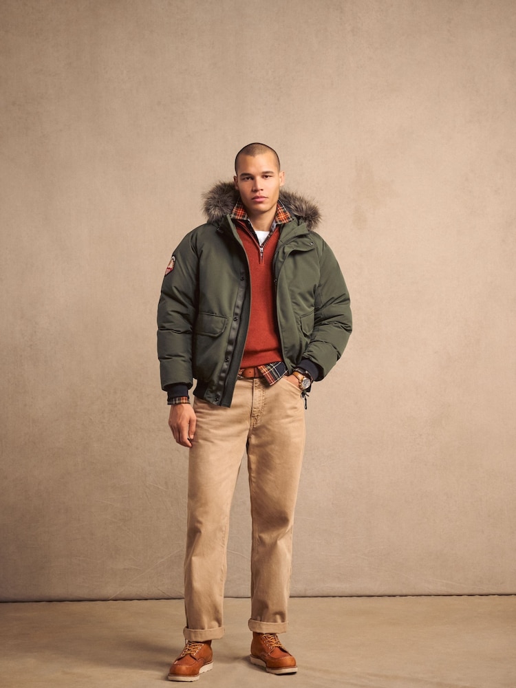 Superdry Ebony City Padded Parka Jacket - Image 2 of 6 Superdry Ebony City Padded Parka Jacket - Image 2 of 6
