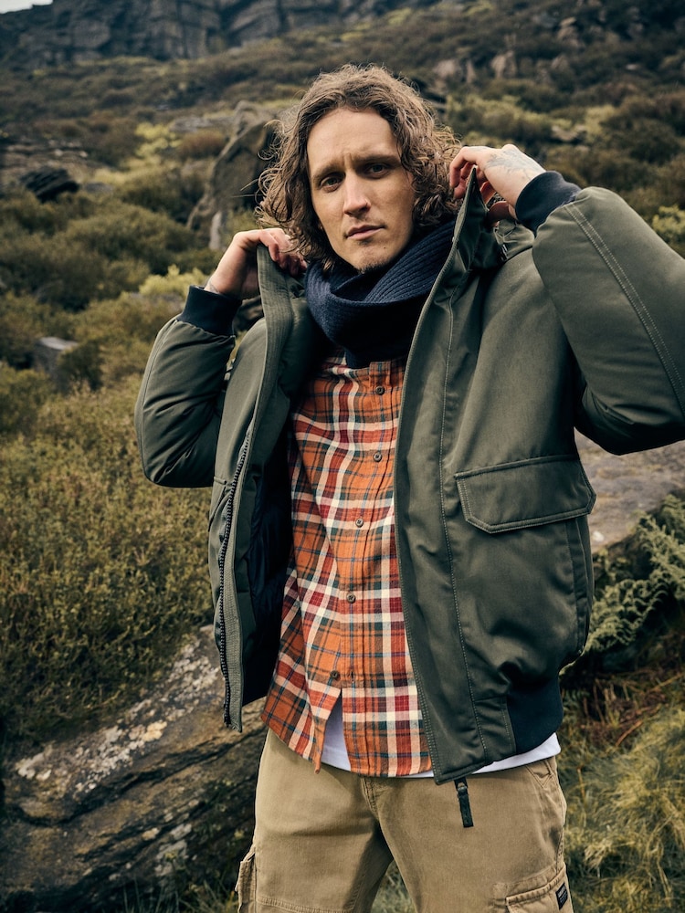 Superdry Ebony City Padded Parka Jacket - Image 6 of 6 Superdry Ebony City Padded Parka Jacket - Image 6 of 6