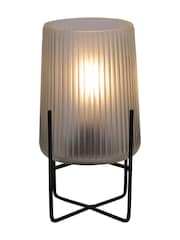 Widdop White Battery Operated Glass Lamp - Image 1 of 3