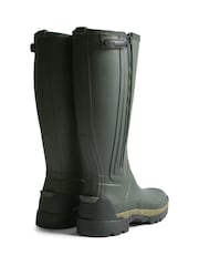 Hunter Green Balmoral Tall Zip Up Wellington Boots - Image 3 of 4