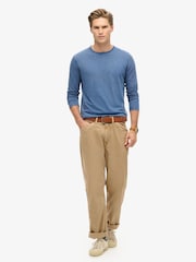 Bluzka z przędzy z długim rękawem i nieobrobionym brzegiem Superdry - Image 3 of 6
