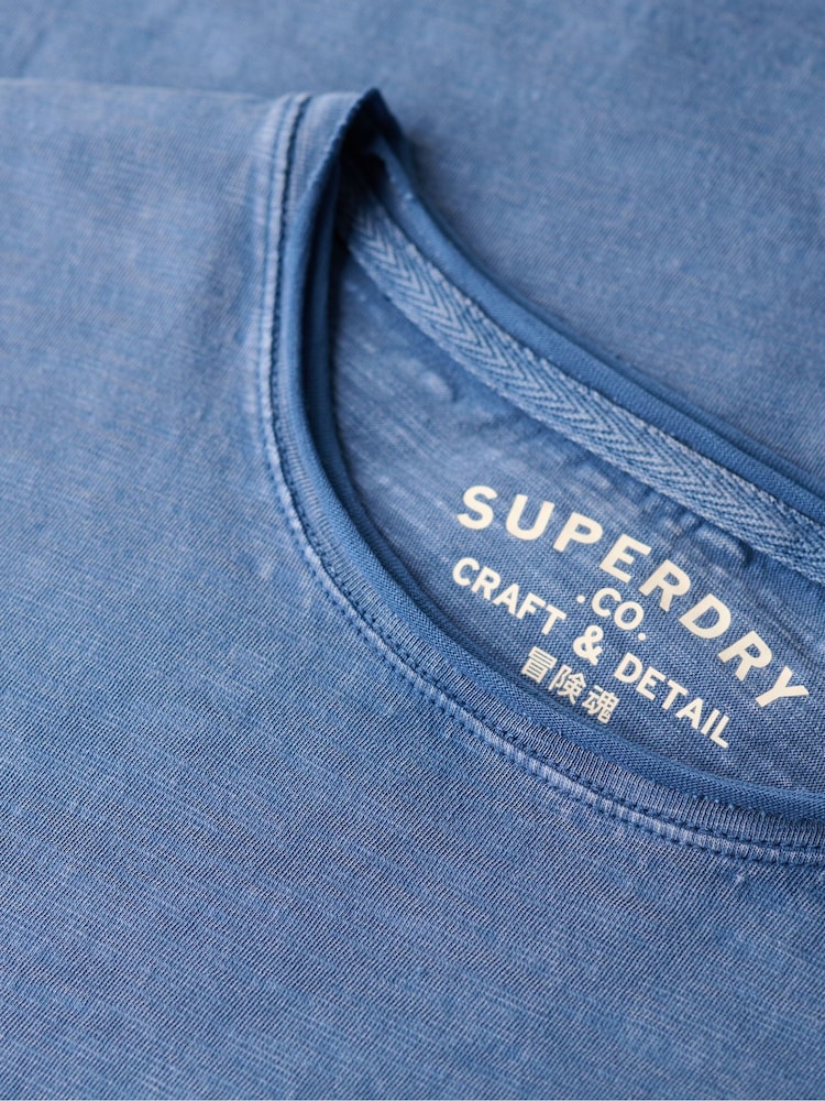 Bluzka z przędzy z długim rękawem i nieobrobionym brzegiem Superdry - Image 6 of 6
