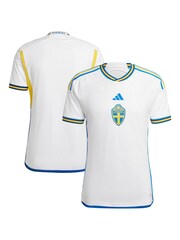 adidas White Sweden Away Shirt - Image 1 of 3