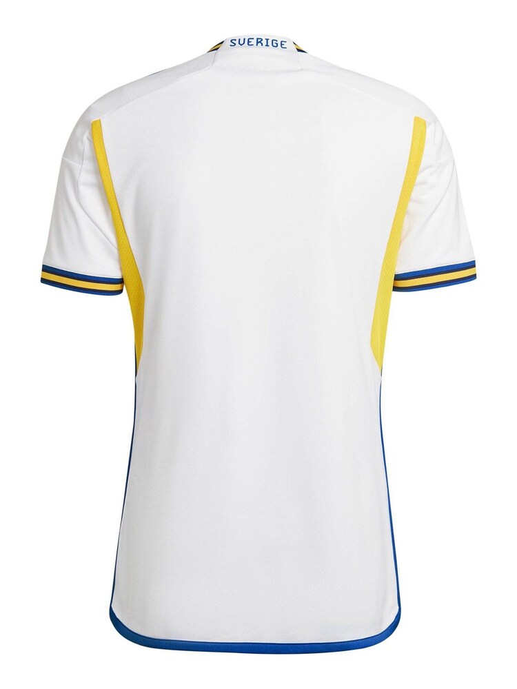 adidas White Sweden Away Shirt - Image 3 of 3