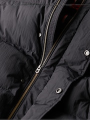 Superdry Black Hooded Puffer Jacket - Image 6 of 6