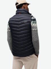 Eclipse-Marineblau - Superdry Fuji Sport Gepolstertes Gilet aus 100 % Baumwolle - Bild 3 von 6