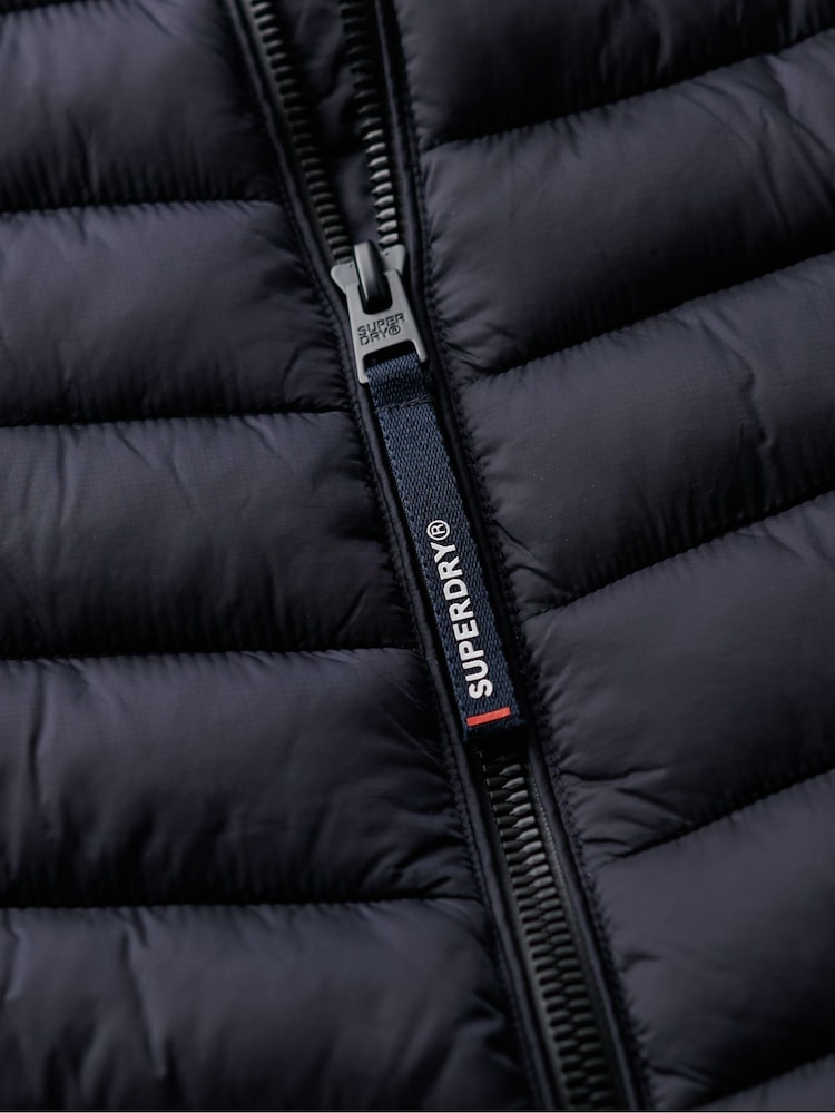 Eclipse-Marineblau - Superdry Fuji Sport Gepolstertes Gilet aus 100 % Baumwolle - Bild 6 von 6