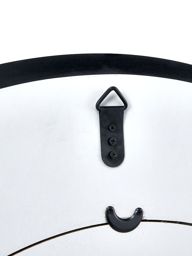Pacific Brown Wood Veneer Round Wall Mirror - Image 7 of 7