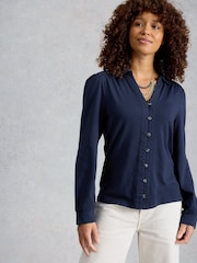 White Stuff Blue Ronley Shirt - Image 1 of 6