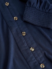 White Stuff Blue Ronley Shirt - Image 6 of 6