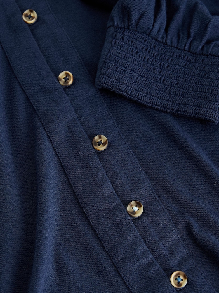 White Stuff Blue Ronley Shirt - Image 6 of 6