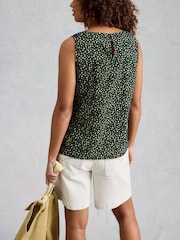 White Stuff Blue Paradise Organic Cotton Vest - Image 2 of 6