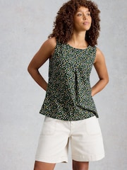 White Stuff Blue Paradise Organic Cotton Vest - Image 3 of 6