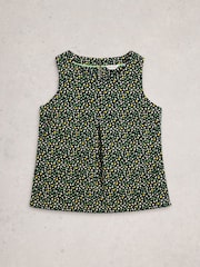 White Stuff Blue Paradise Organic Cotton Vest - Image 5 of 6