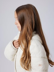 Name It Cream Padded Zip Up Jacket with Detachable - Image 2 of 6
