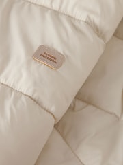 Name It Cream Padded Zip Up Jacket with Detachable - Image 6 of 6