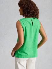 White Stuff Green Paradise Organic Cotton Vest - Image 2 of 6