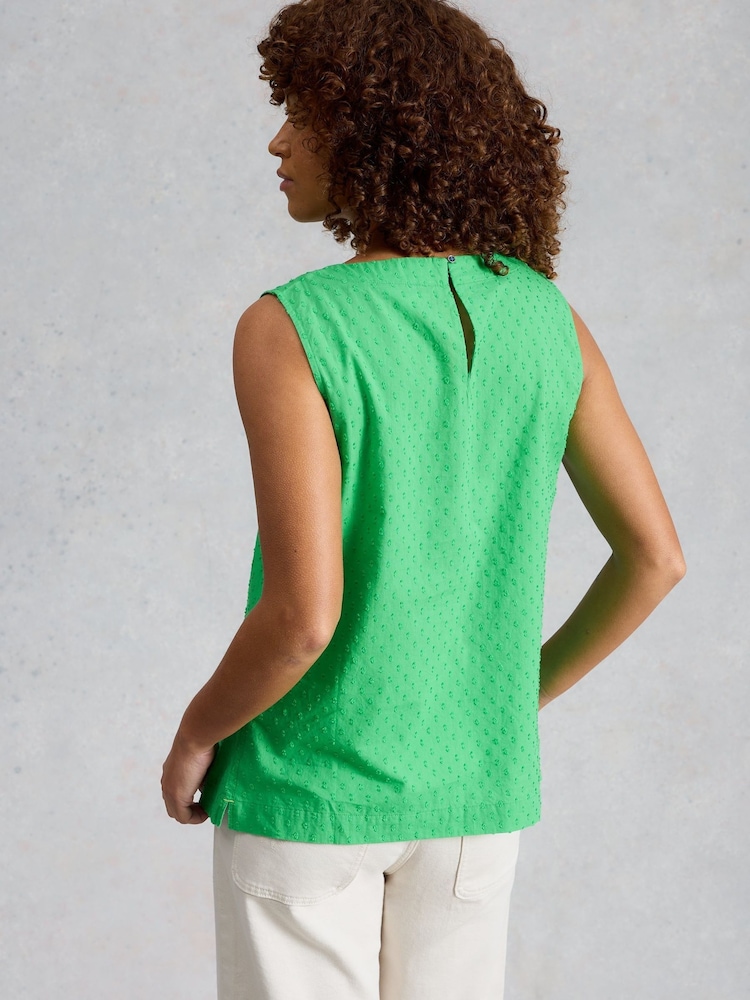 White Stuff Green Paradise Organic Cotton Vest - Image 2 of 6