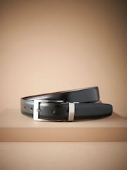 Black/Tan Brown Signature Leather Reversible Belt - Image 2 of 4