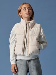 Name It Grey Padded Gillet - Image 2 of 2