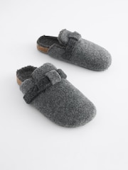 Grey Corkbed Mule Slippers - Image 1 of 5