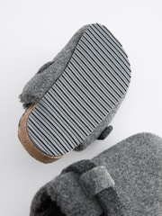 Grey Corkbed Mule Slippers - Image 4 of 5