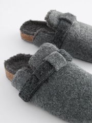 Grey Corkbed Mule Slippers - Image 5 of 5