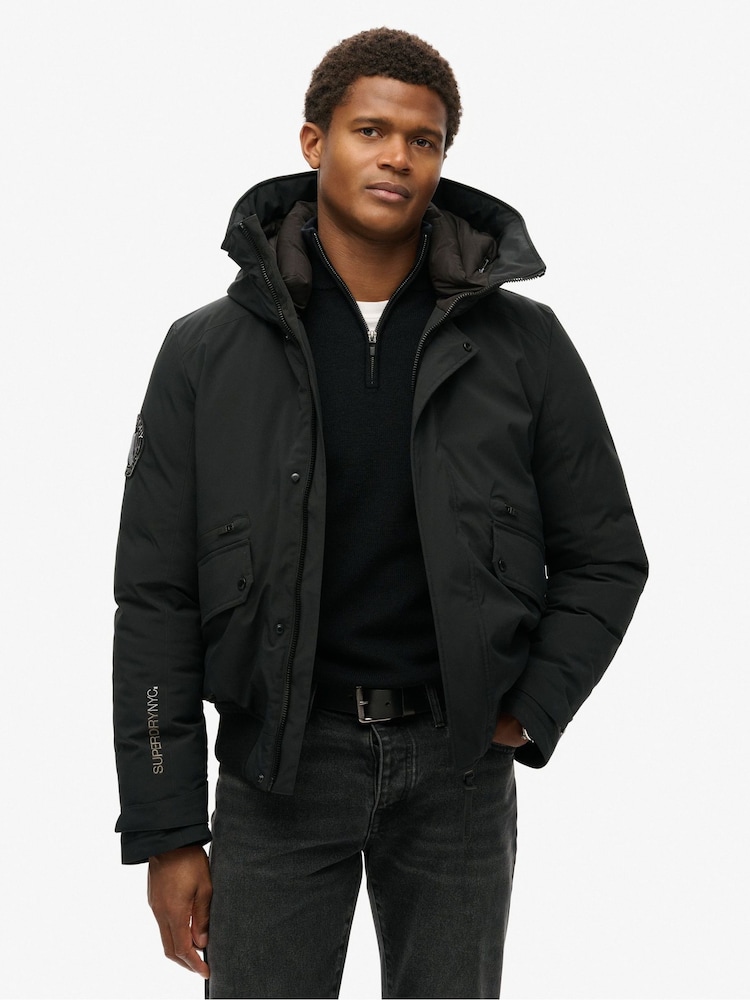 Ocieplana kurtka bomberka Superdry City - Image 1 of 5