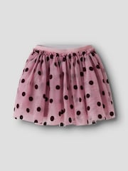 Name It Pink Tulle Flocked Heart Tutu - Image 1 of 2