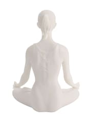 Widdop White Yoga Pose White Figurine - Lotus - Image 4 of 4