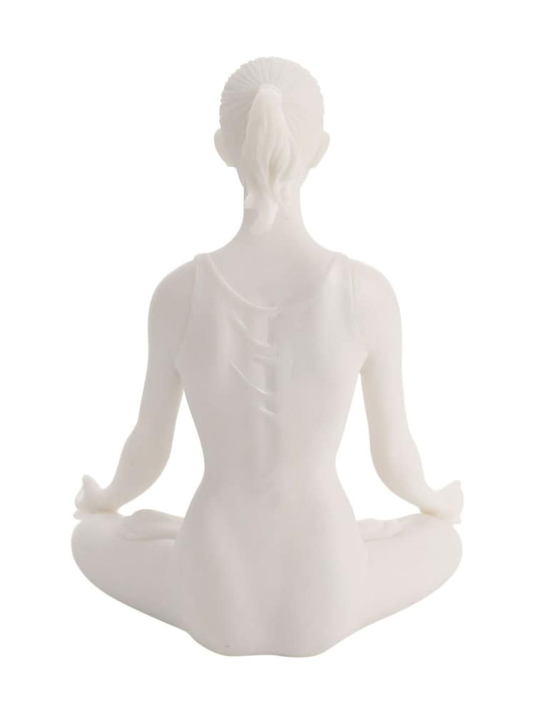 Widdop White Yoga Pose White Figurine - Lotus - Image 4 of 4 Widdop White Yoga Pose White Figurine - Lotus - Image 4 of 4