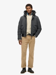 Superdry Ebony City Padded Bomber Jacket - Image 2 of 5