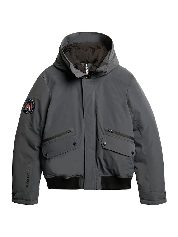 Superdry Ebony City Padded Bomber Jacket - Image 4 of 5