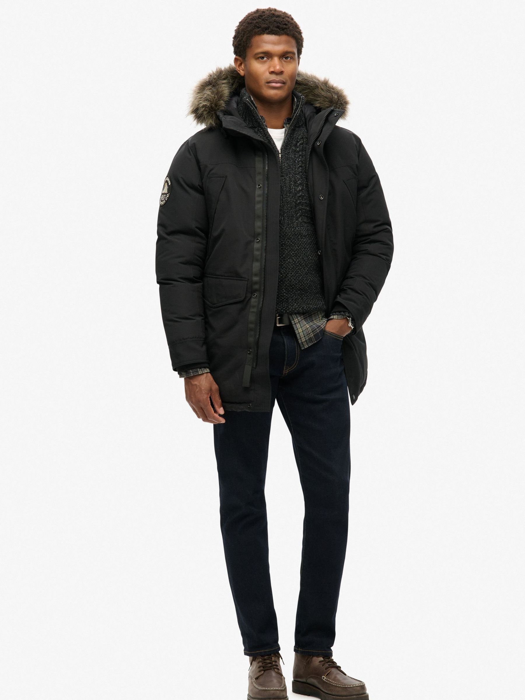 Next：日本 ジェットブラック - Superdry Everest フェイクファー