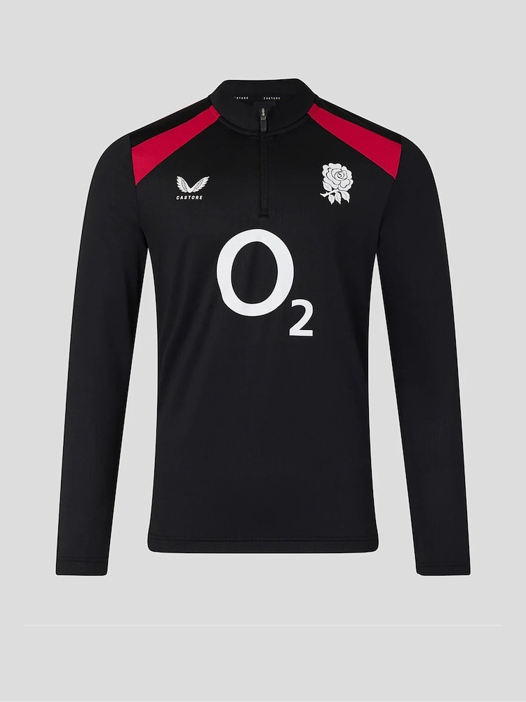 Castore Black Rugby 26/27 Training Midlayer Top - Image 1 of 5
