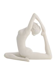 Widdop White Yoga Pose Figurine - Mermaid - Image 3 of 4