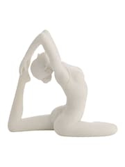 Widdop White Yoga Pose Figurine - Mermaid - Image 4 of 4