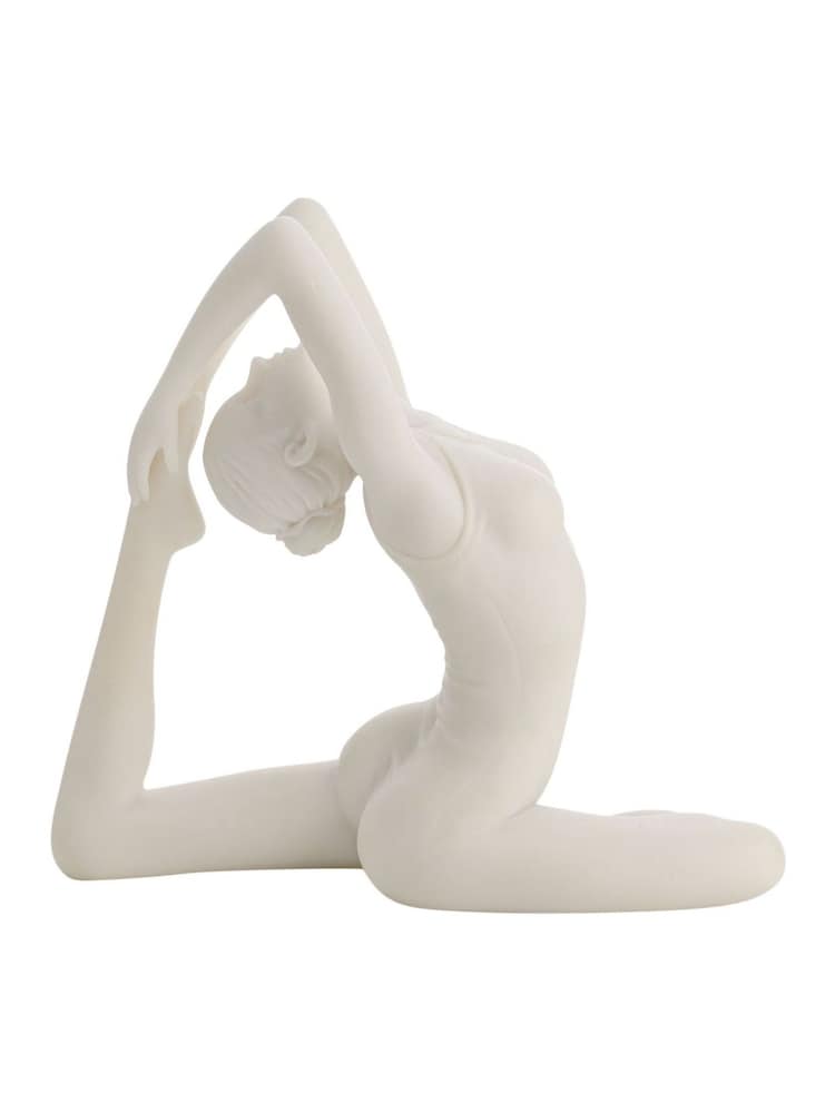 Widdop White Yoga Pose Figurine - Mermaid - Image 4 of 4 Widdop White Yoga Pose Figurine - Mermaid - Image 4 of 4