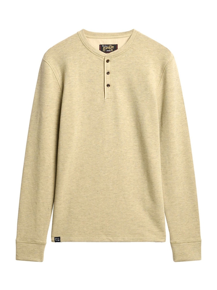 Superdry Nude Merchant Grandad Top - Image 3 of 3
