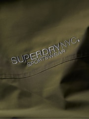 Superdry Green City Padded Parka Coat Hooded and Water-Repellent Jacket - Image 6 of 6