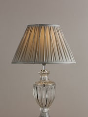 Laura Ashley Clear Meredith Cut Glass Crystal Urn Table Small Lamp Base - Image 3 of 6