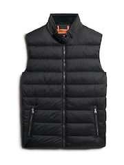Superdry Black Lightweight Padded Gilet - Image 4 of 5