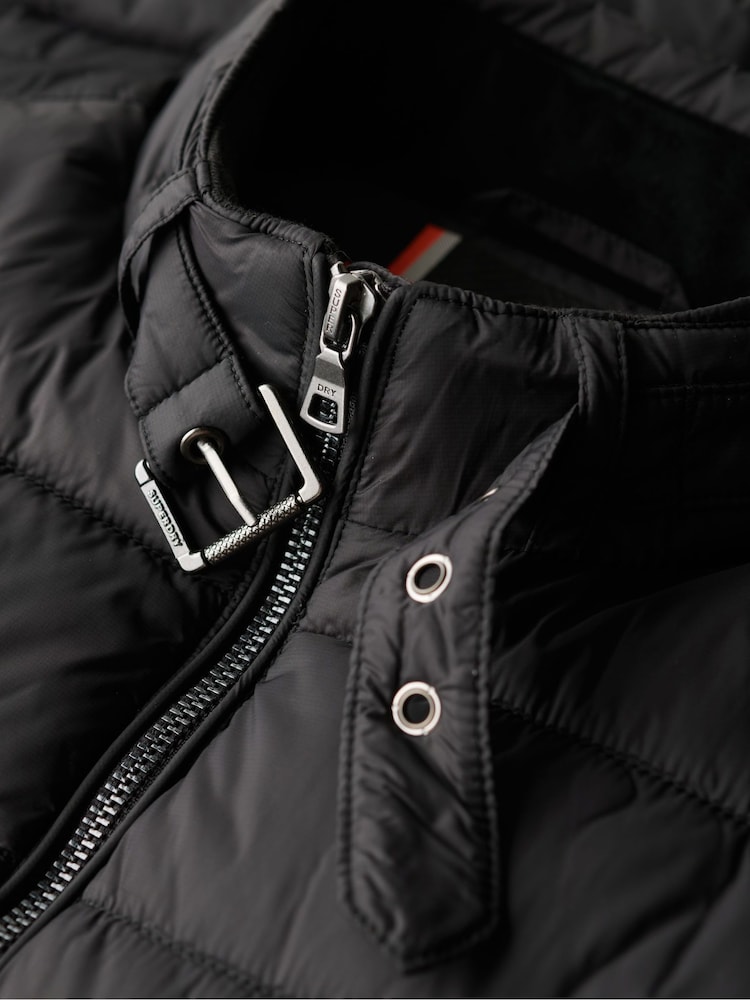 Superdry Black Lightweight Padded Gilet - Image 5 of 5