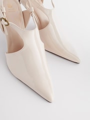 Bone White Forever Comfort® Point Toe Cut-Out Heel Shoes - Image 9 of 10