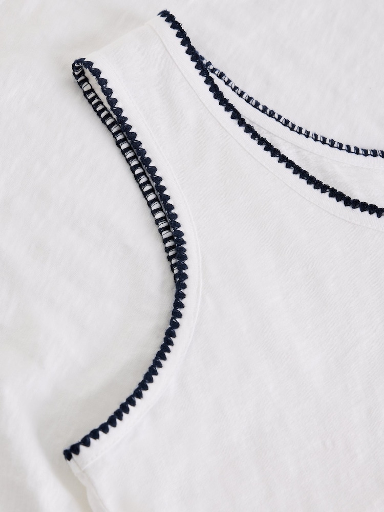 White Stuff White Bianca Vest - Image 6 of 6