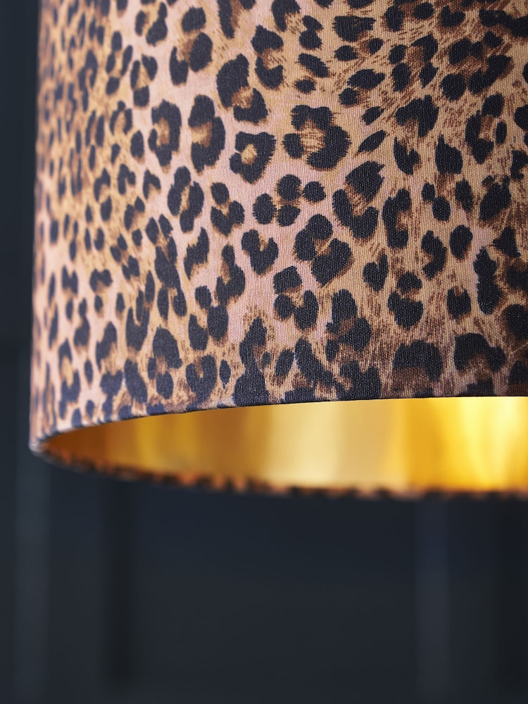 Rockett St George Leopard Love Drum Lamp Shade - Image 2 of 3